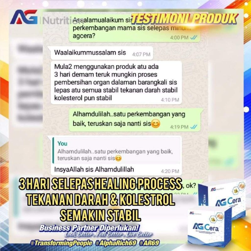 testimoni ag cera 1